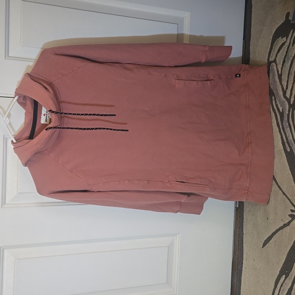 American Giant hoodie dress Small mauve color